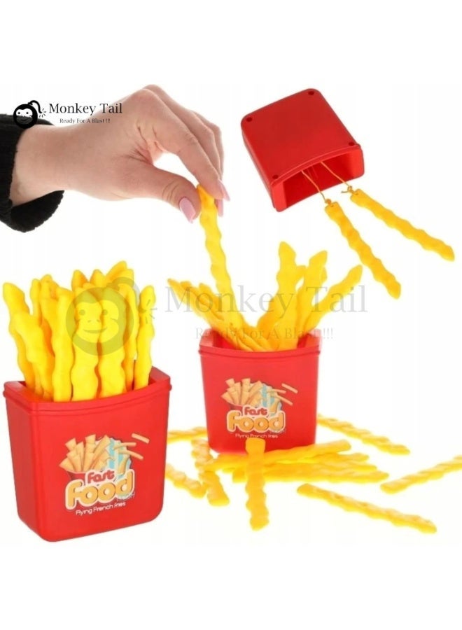 MONKEYTAIL Flying French Fries Popping Game | Funny Family Board Game | Fast Reaction Game for 2–4 Players - Image 3